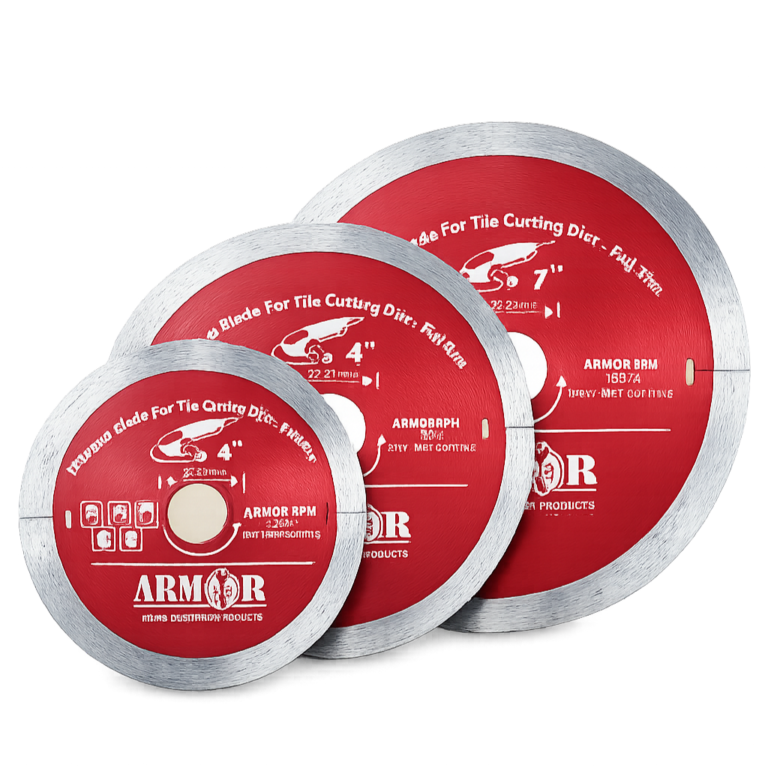 DIAMOND BLADE TILE CUTTING DISC FULL RIM - 4", 4.5", 7", 9"