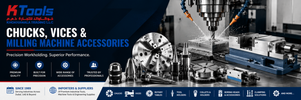 Chucks, Vices and Milling Machine Accessories