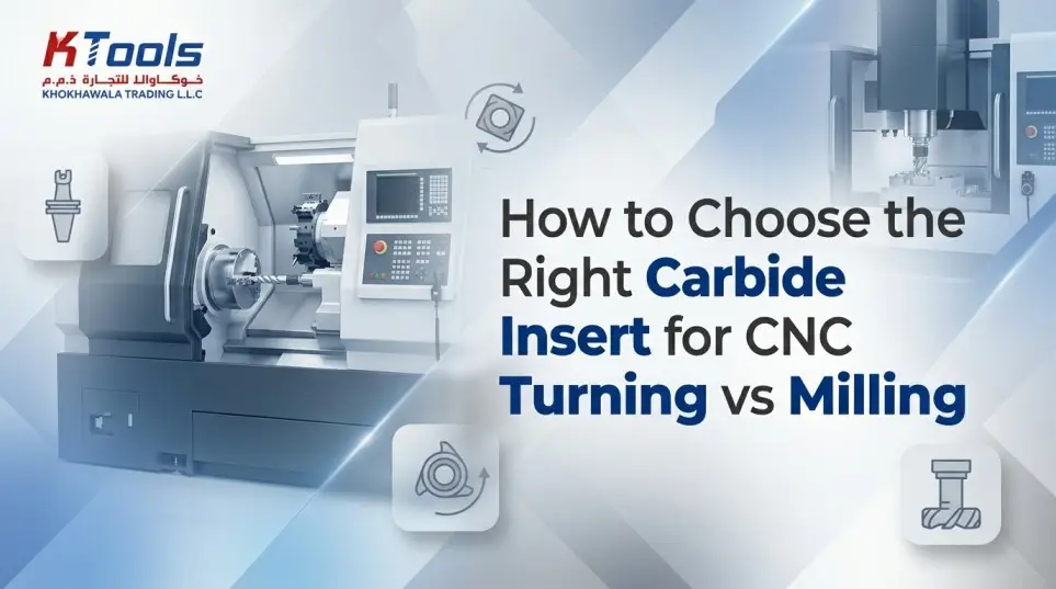 How to Choose the Right Carbide Insert for CNC Turning vs Milling
