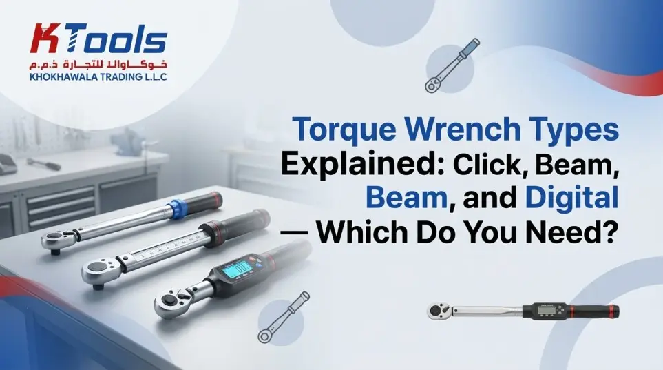Torque Wrench Types Explained: Click, Beam, and Digital — Which Do You Need?